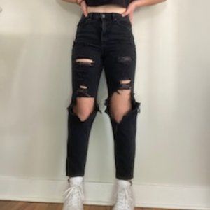 American Eagle Hi-rise mom jeans